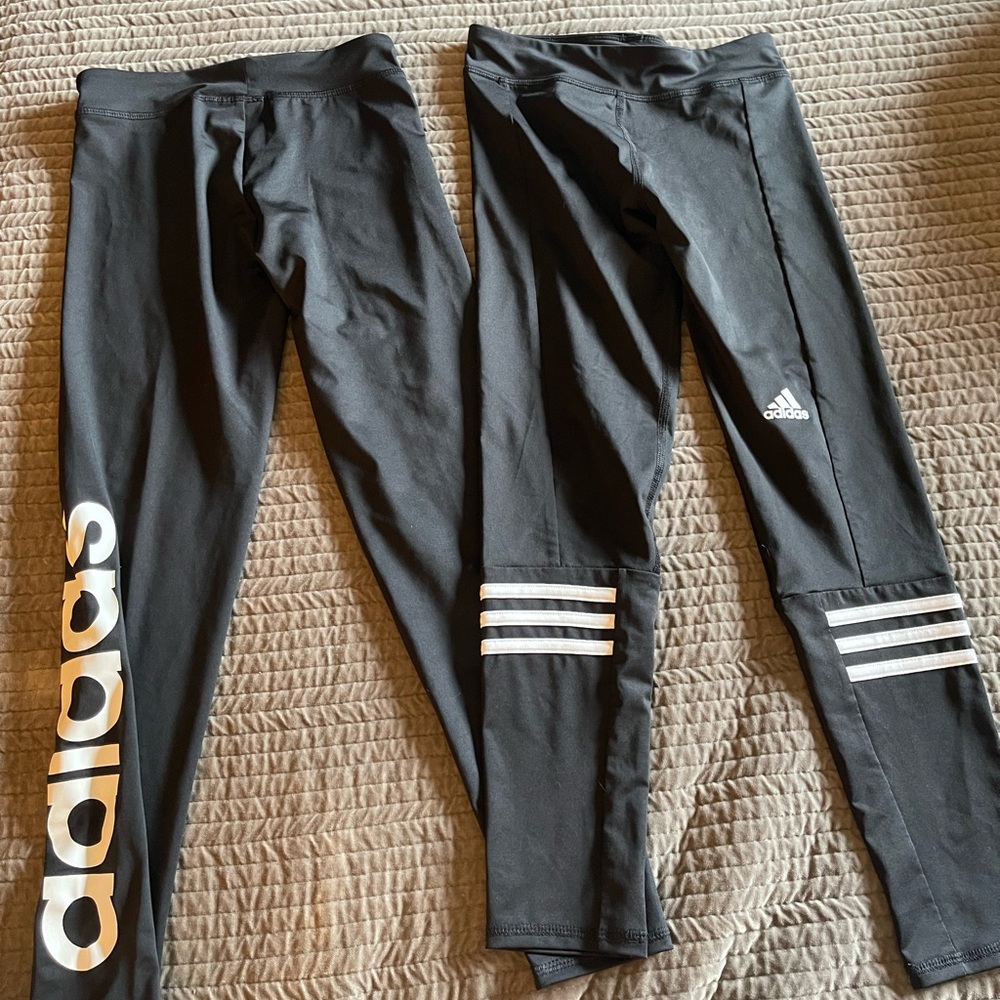 Adidas leggings size small - 6-7